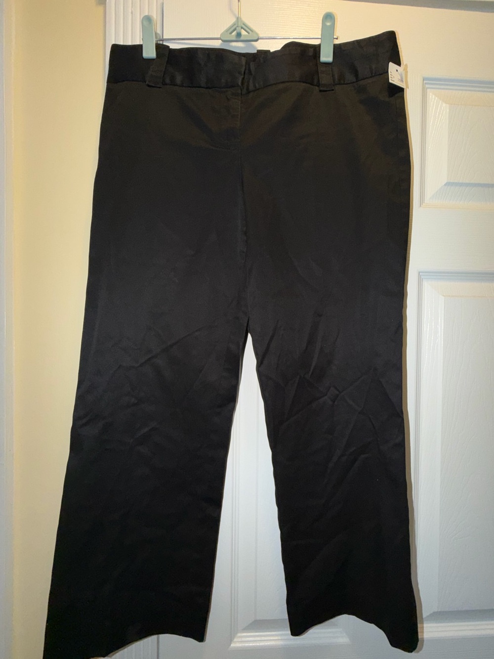 J. Crew Black Wide-Leg Pants